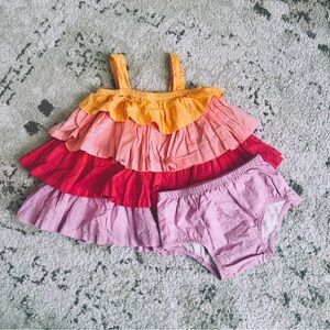 TUCKER + TATE | Ruffle Cha Cha Dress